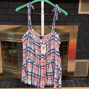torrid NWT XXL strappy summer tank top shirt blouse